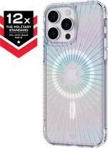 Tech21 Evo Clear - iPhone 15 Pro Max hoesje - Schokbestendig telefoonhoesje - Geschikt voor MagSafe - Holografisch Glitter - 3,6 meter valbestendig