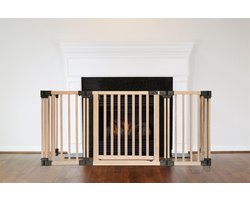 Safetots Houten Panelen voor de Open Haard, 88 x 160cm, Naturel, Hout