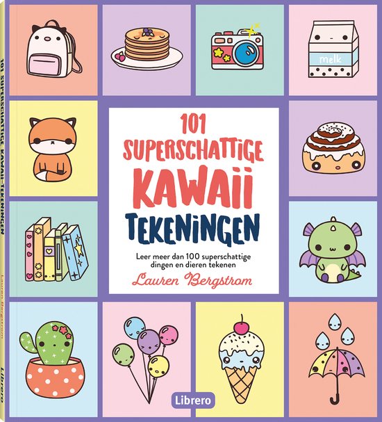 101 superschattige kawaii-tekeningen - cover