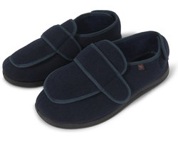 Dunimed (Lesvago) verbandschoenen met fleece - donkerblauw
