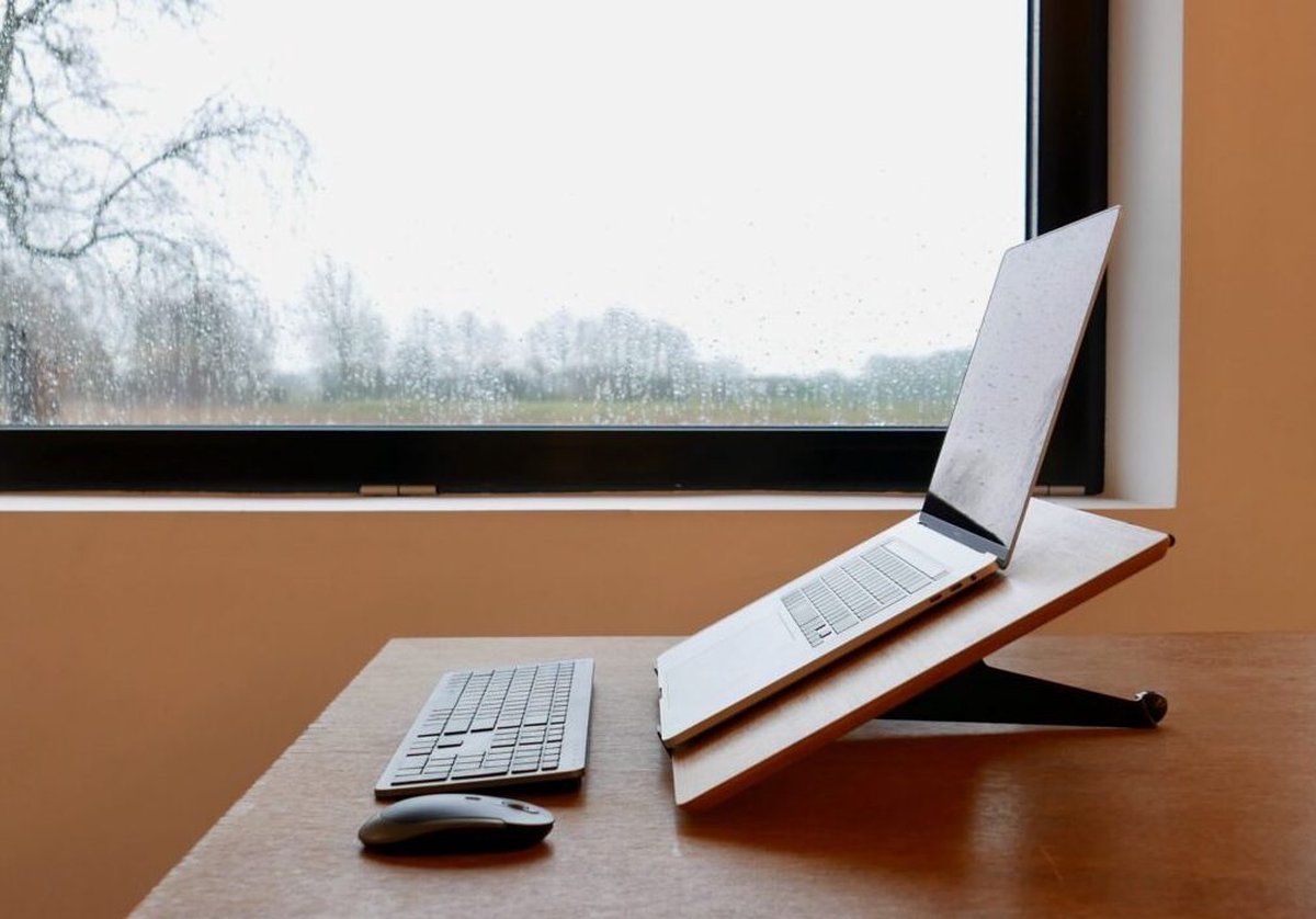 Opvouwbaar Bureau Geen Montage Nodig - Groot Formaat Computerbureau Met 2 Tier Plank Studietafel Laptop Opvouwbare Tafel Voor Kleine Ruimtes