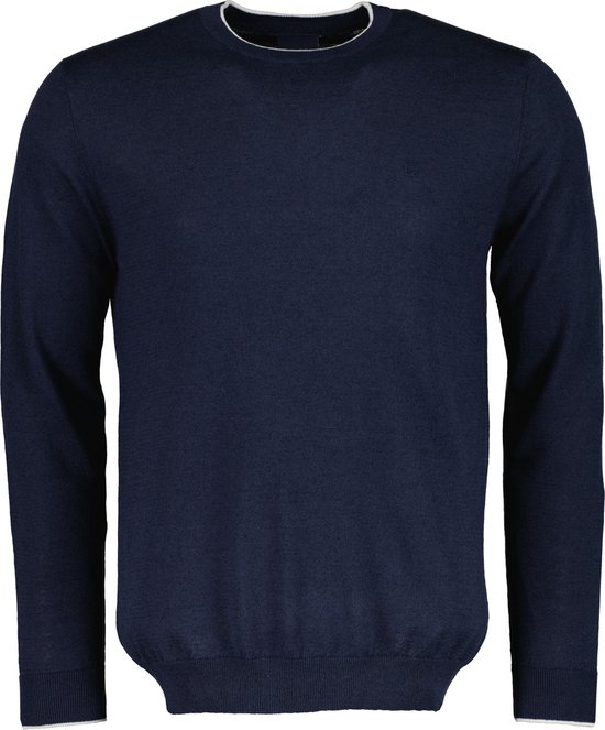 Nils Pullover - Slim Fit - Blauw