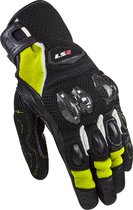 LS2 Handschoenen LS2 Spark II Air zwart / fluor geel maat S - motor handschoenen - scooter handschoenen