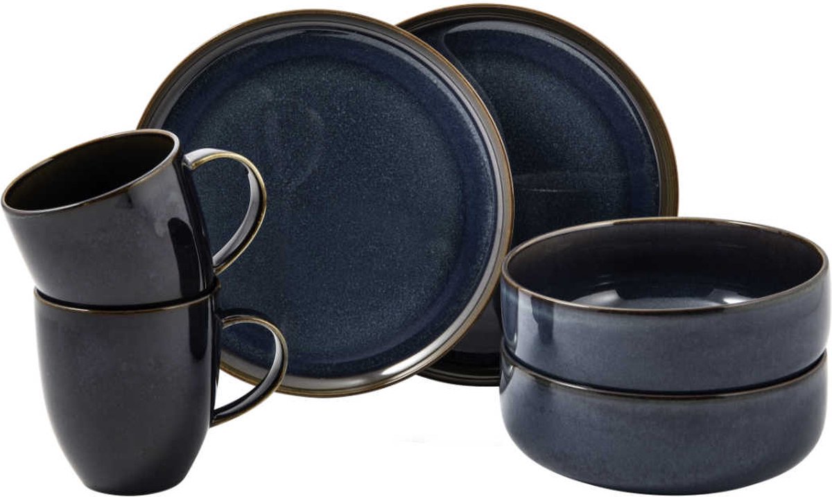 Villeroy & Boch Crafted Denim Serviesset Ontbijt 6-delig