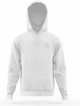 Witte hoodie | Merk: Bearzfoot | Print: Logo | Maat: M