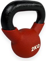Padisport - Kettlebell 2 Kg - Kettlebell - Kettlebells - 2 Kg - Fitness Gewichten Kettlebell - Kettlebell 2 Kg Gietijzer