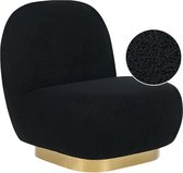 LOVIISA - Fauteuil - Zwart - Polyester