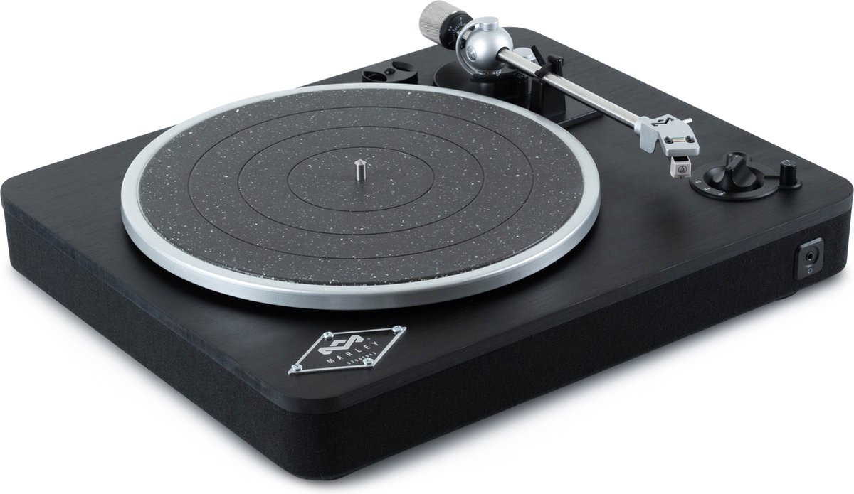 House of Marley Stir It Up Wireless Bluetooth Platenspeler - ingebouwde voorversterker - duurzaam gemaakt - USB - Zwart