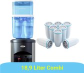 ZeroWater - Combi-box: 18.9 liter Waterfilter systeem ten behoeve van een watercooler filter systeem inclusief 10 filters