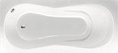 Xenz Aruba ligbad - 180x80cm - met overloop - zonder afvoer - Acryl Wit