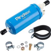 Pindex pompe à carburant électrique 12 V 7.21440.51.0 pompe à essence, pompe en ligne 95L H, 0 0,38 bar, 3,19-5,51 psi, bleu