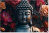 Bouddha - Fleurs