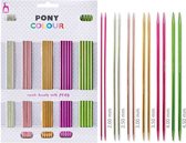 Pony Colour Sokkennaaldenset 20cm 2.50-4.50mm polka dot