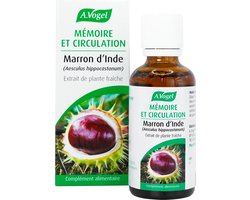 A.Vogel Geheugen en Bloedsomloop Paardenkastanje Vers Plantenextract 50 ml