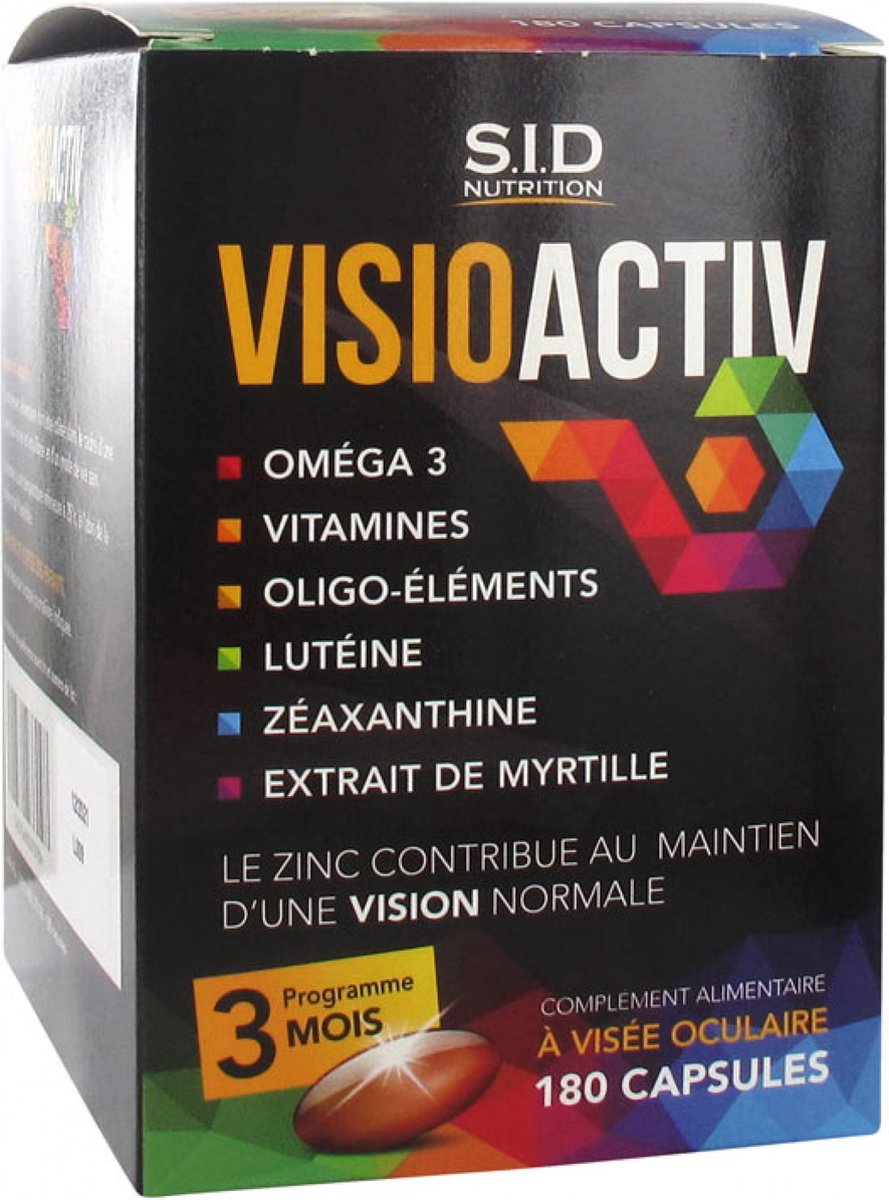 Goedkoopste S.I.D Nutrition VisioActiv 180 Capsules