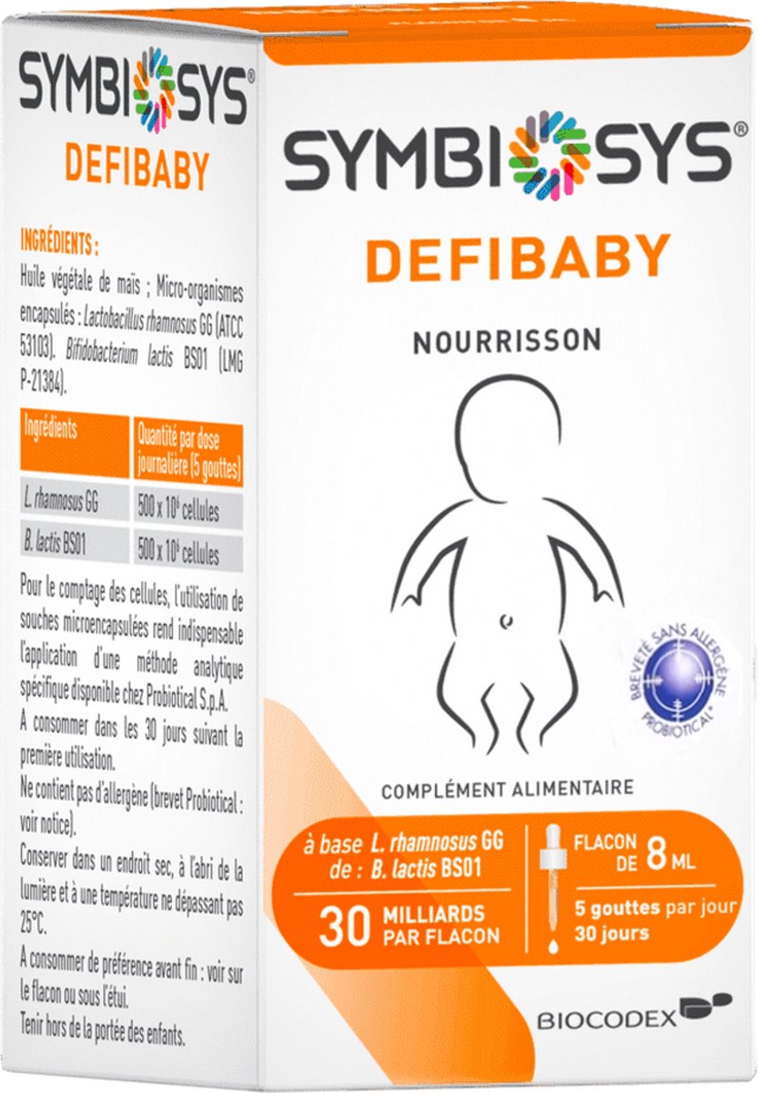 Goedkoopste Biocodex Symbiosys Defibaby 8 ml