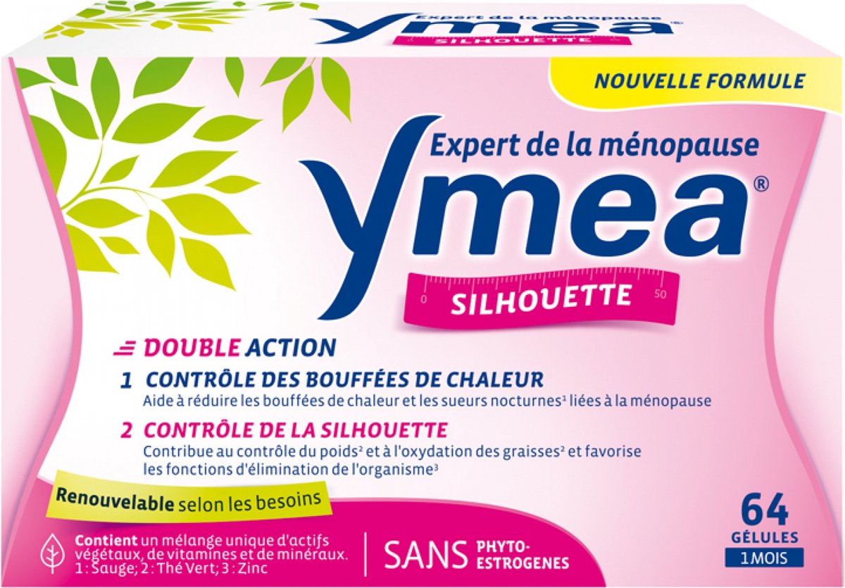 Goedkoopste Ymea Menopauze Opvliegers en Silhouet 64 Capsules