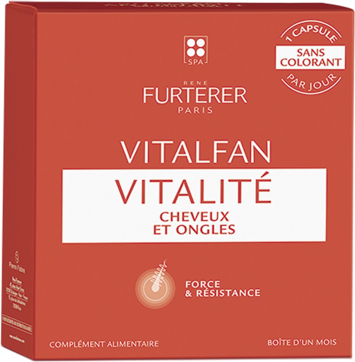 René Furterer Vitalfan Vitality 30 Capsules
