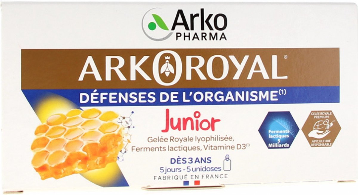 Goedkoopste Arkopharma Arko Royal Junior Défenses de L'Organisme 5 Unidoses