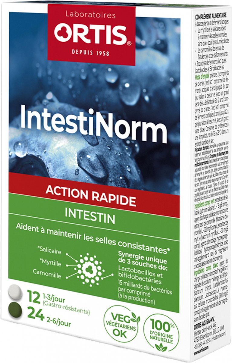 Goedkoopste Ortis IntestiNorm 36 Tabletten