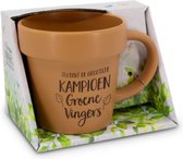 Mug - Pot de fleurs - Doigts verts - Champion doigts verts