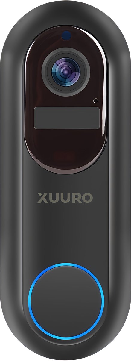 Xuuro Slimme Video Deurbel XVR-3800 - 1080 HD camera en wifi - inclusief 64GB geheugenkaart - draadloze chime - krachtige 10.000 mAh batterij - Draadloos met accu - Nachtzicht - Bewegingsdetectie - geen maandelijkse kosten