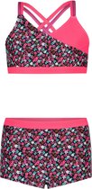 Just Beach J401-5018 Meisjes Bikini - Flower field - Maat 122-128