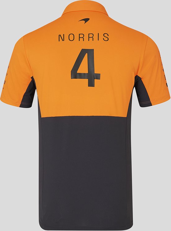 Mclaren Norris Polo Oranje 2024 L - Lando Norris - Formule 1 - LN4 van McLaren — afbeelding 2