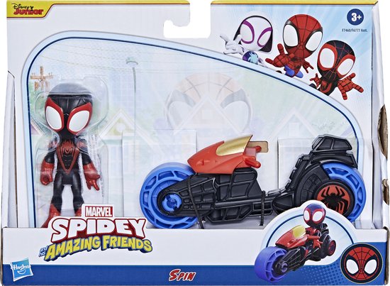 Spidey et ses amis extraordinaires motocycle | figurines | jouéclub