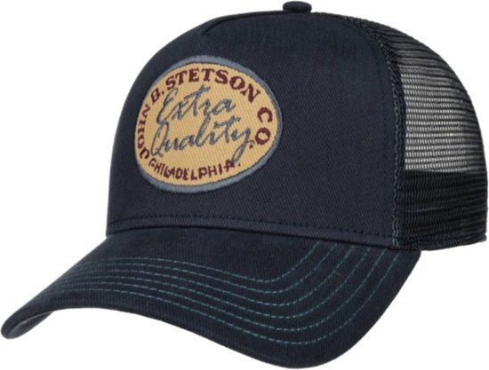 Stetson Extra Quality Cap Vintage Brushed Twill Blue