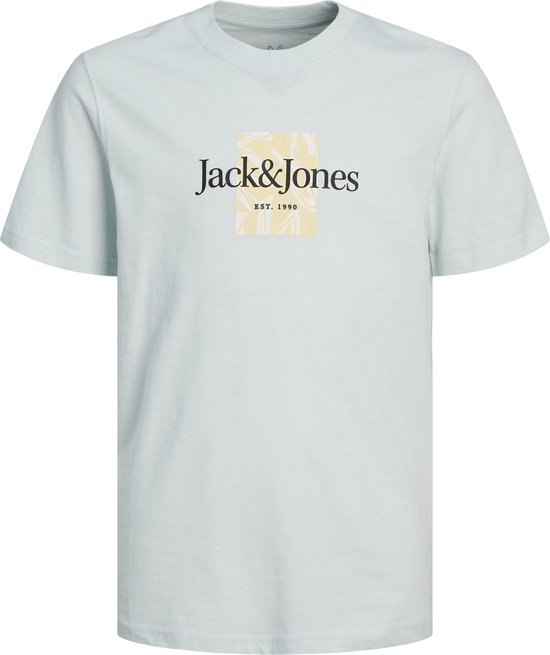 Jack & Jones t-shirt jongens - groen - JORlafayette - maat 128