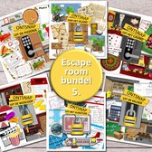 6x Escape room voor kinderen 8 t/m 12 jaar – escape bundel 5 – download, print &speel – kinderfeestje