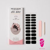 Pop of Color Amsterdam - Kleur: Black Betty - Gel nail wraps - UV nail wraps - Gel nail stickers - Gel nail foil - Nail stickers - Gel nagel wraps - UV nagel wraps - Gel nagel stickers - Nagel wraps - Nagel stickers