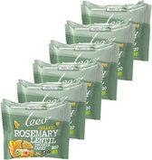 Leev® Bio | Linzenwafels Rozemarijn | 3 Pack | 6 stuks | 6 x 54 gram