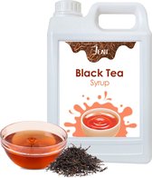 Limonade | Bubble Tea Syrup | Smoothie Basis | Cocktail Syrup | Dessert Syrup | JENI Black Tea Syrup - 2.5 Kg （with a free pump）