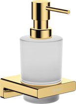 Zeepdispenser AddStoris, navulbare zeepdispenser voor vloeibare zeep en lotion, Polished Gold Optic