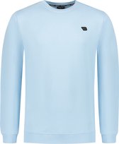 Ballin Amsterdam - Heren Slim fit Sweaters Crewneck LS - Lt Blue - Maat XL