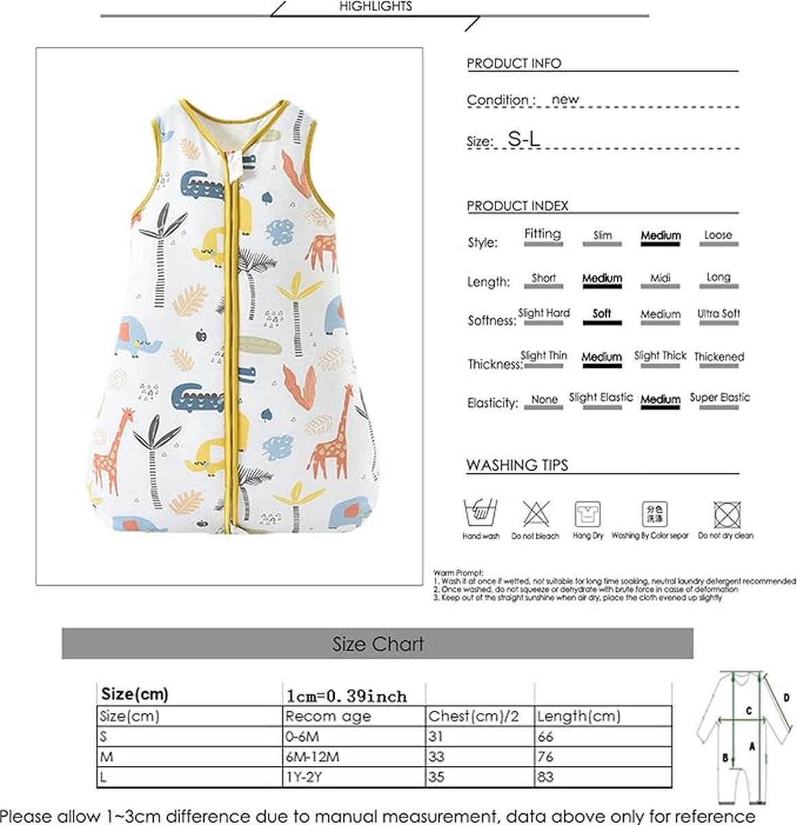 Image of ademend 100% katoen mousseline zachte inbakerdeken | Unisex slaapzak voor babymeisjes en jongens0-6 maanden