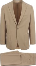 Suitable - Travel Tech Kostuum Beige - Heren - Maat 54 - Modern-fit