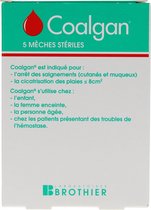 Coalgan Stop Bleeding 5 Mèches Stériles