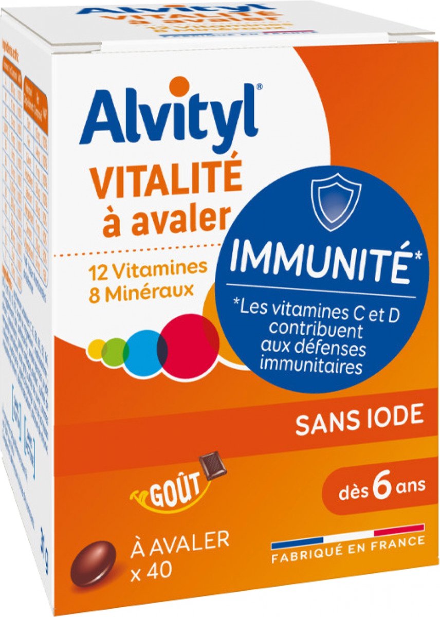 Alvityl Vitality 40 Slikbare Tabletten