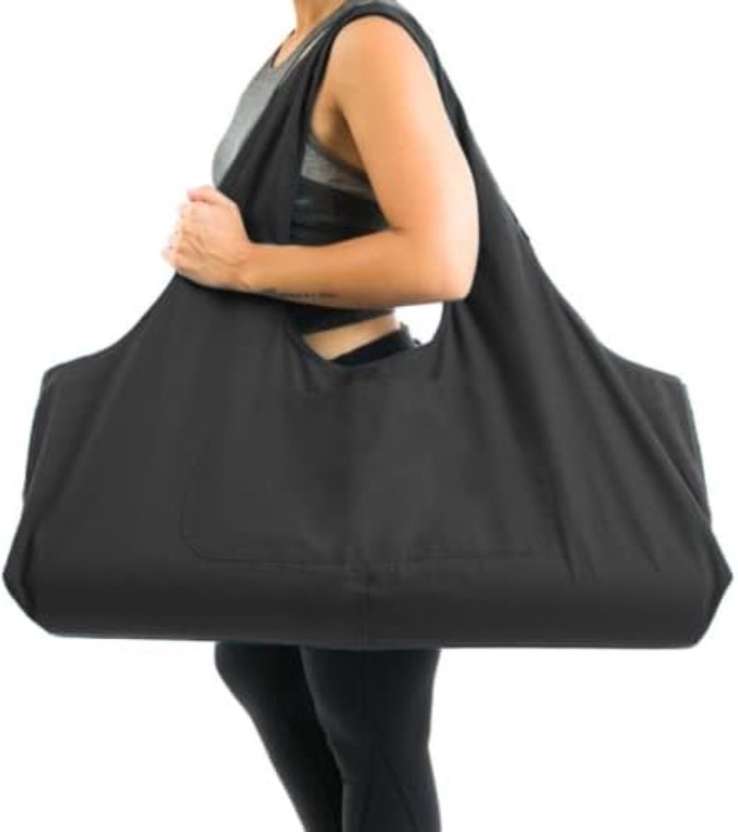 Velox Yogamat tas - Yogatas groot - Yoga mat tas - Obsidiaan zwart
