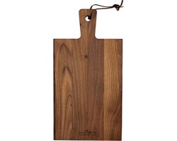 Bowls and Dishes Pure Walnut Wood | Duurzaam | Borrelplank | Tapasplank | Serveerplank 38 x 20 x 2 cm | walnoot hout | cadeautip!