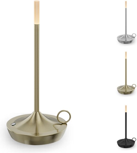 Bolt Electronics® - Lampe de table rechargeable - Lampes de table - Chambre - Salon - Industriel - Ø12 cm