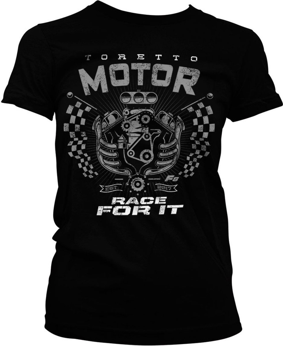 The Fast And The Furious Dames Tshirt -S- Toretto Motor Race For It Zwart