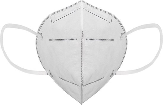 FFP2/KN95 Mondmaskers 20 Mondkapjes wit gecertificeerd - voldoen aan EN149 norm - XIU JAN
