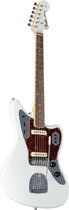 Fender '66 Jaguar Deluxe Closet Classic RW Aged Olympic White #CZ568791 - Custom elektrische gitaar