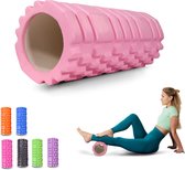 Mobiclinic® FitRoller - Foam Roller - Schuimroller en EVA-schuim - 14x33 cm - Pilates - Yoga - Rekoefeningen - Draagbaar - Multifunctioneel gebruik - Voor het hele lichaam - 3 Intensiteitsniveaus - Bubblegum roze