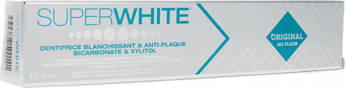 Goedkoopste SUPERWHITE Original Tandpasta - 75ml