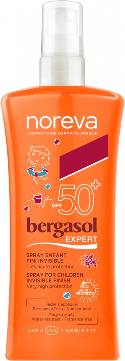 Noreva Bergasol Expert Kind Spray Invisible Finish SPF50+ 125 ml